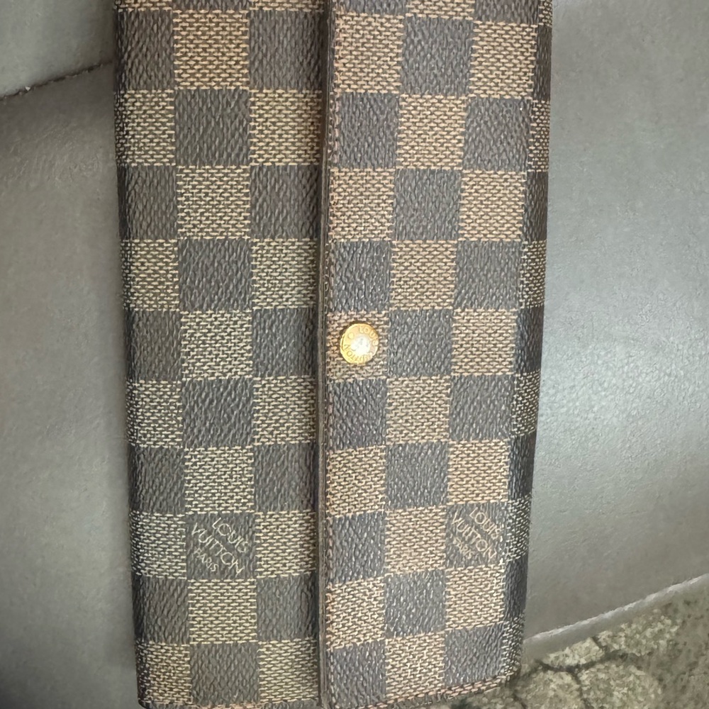 LOUIS VUITTON Pochette Porte Mone Credit Bifold Long Wallet Monogram CA1057
